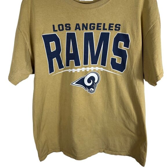 NFL Team Los Angeles Rams Tan T Shirt - Picture 4 of 5